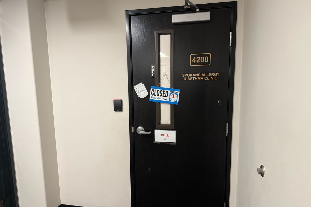Spokane Allergy & Asthma Clinic abruptly announced its closure on social media on February 18, 2026.  (Nick Gibson / The Spokesman-Review)