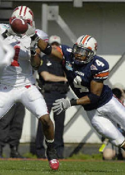 
David Irons hounded Wisconsin receivers during the Jan. 2 Capital One Bowl. 
 (Associated Press / The Spokesman-Review)
