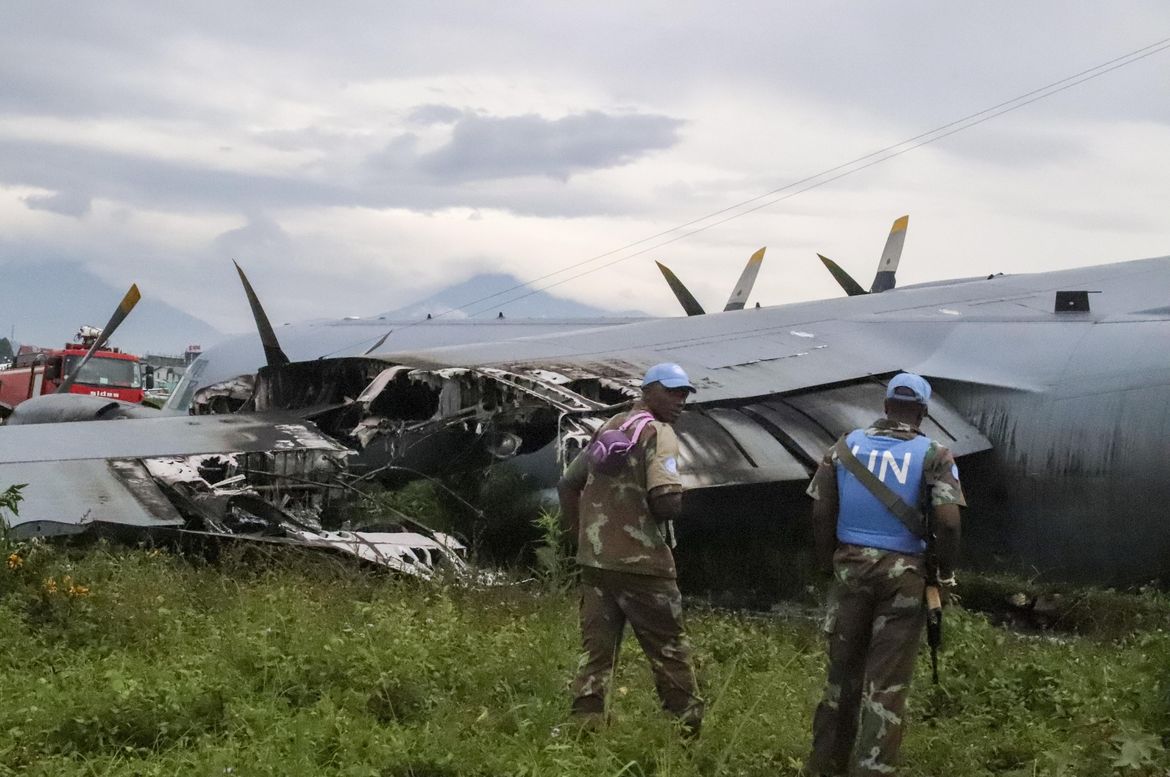 UN South African military plane crashlands in Congo The Spokesman