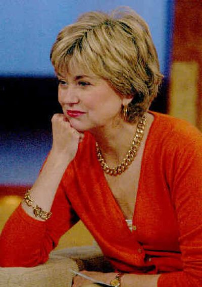 Jane Pauley says she sees her new syndicated show as possibly the best way of advancing her own ideas and interests instead of someone else's.
(Associated Press / The Spokesman-Review)