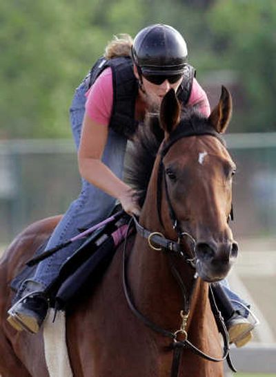 
Big Brown jogs at Pimlico Thursday. Associated Press
 (Associated Press / The Spokesman-Review)