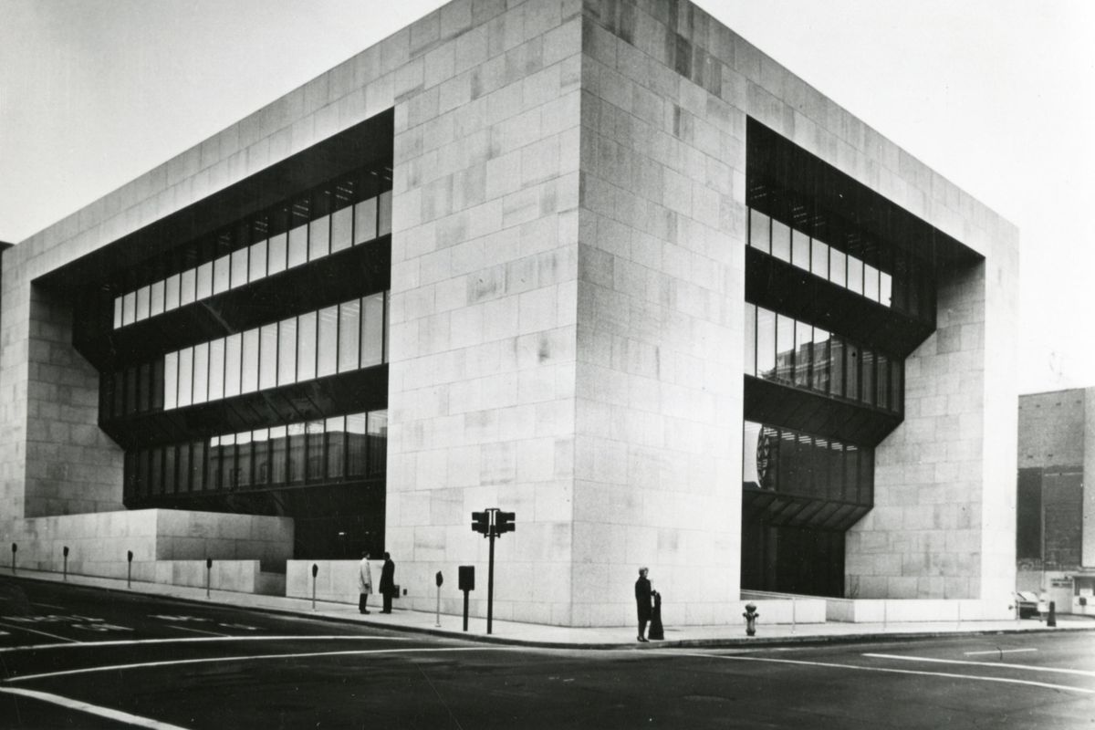 August 1971: The Farm Credit Banks building opened in 1969.