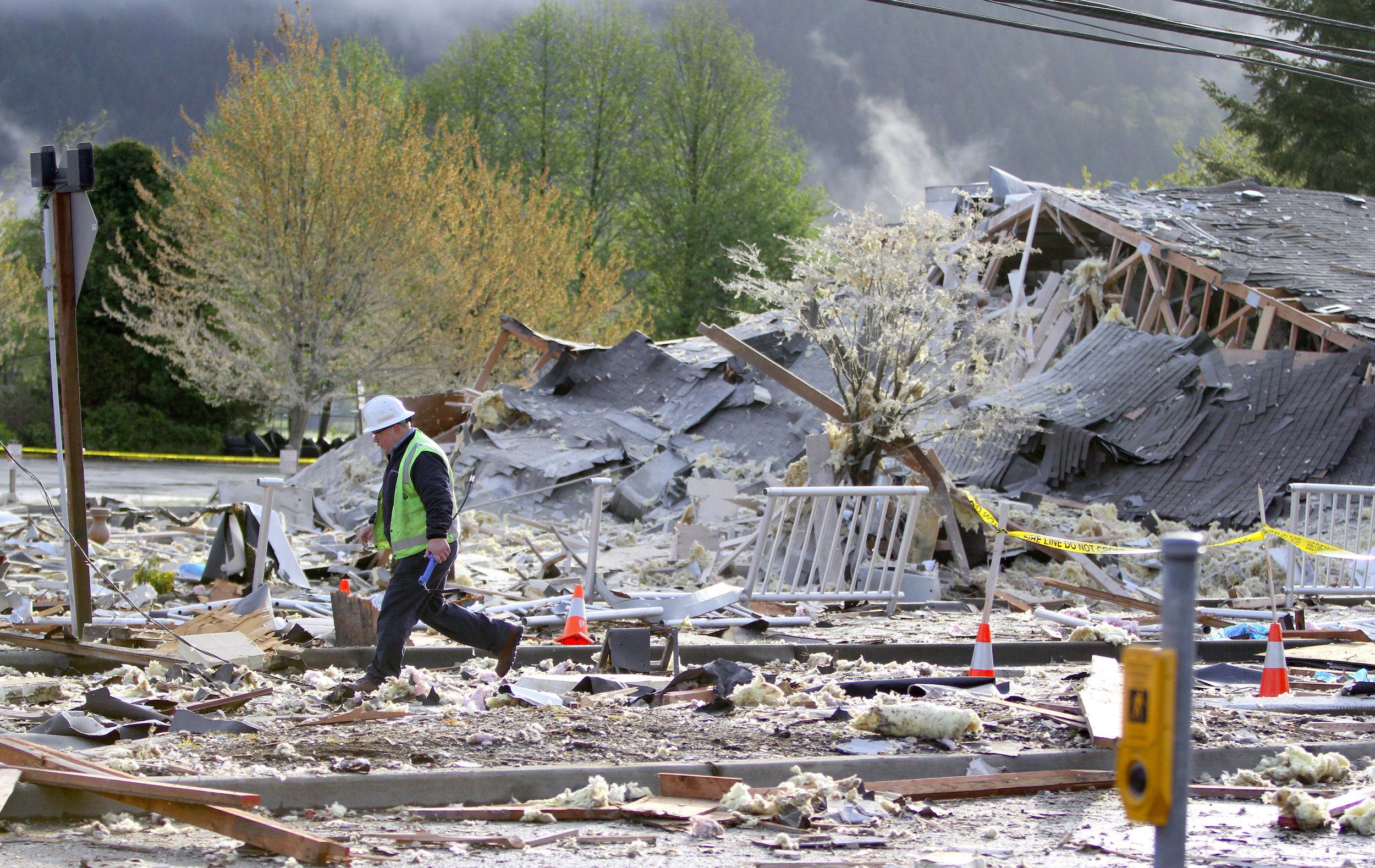 Explosion, fire in North Bend destroys three buildings The Spokesman