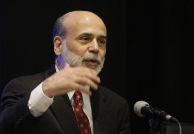 Ben Bernanke delivers a speech to the London School of Economics on Tuesday. (Associated Press / The Spokesman-Review)