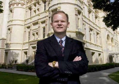 
Patrick Johnson, deputy Spokane County prosecutor, has been called to at least a year of active duty. He'll work as a defense attorney for U.S. soldiers.
 (Colin Mulvany / The Spokesman-Review)