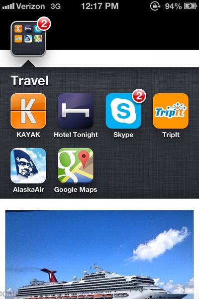 iPhone screen with travel apps (Cheryl-Anne Millsap / photo by Cheryl-Anne Millsap)