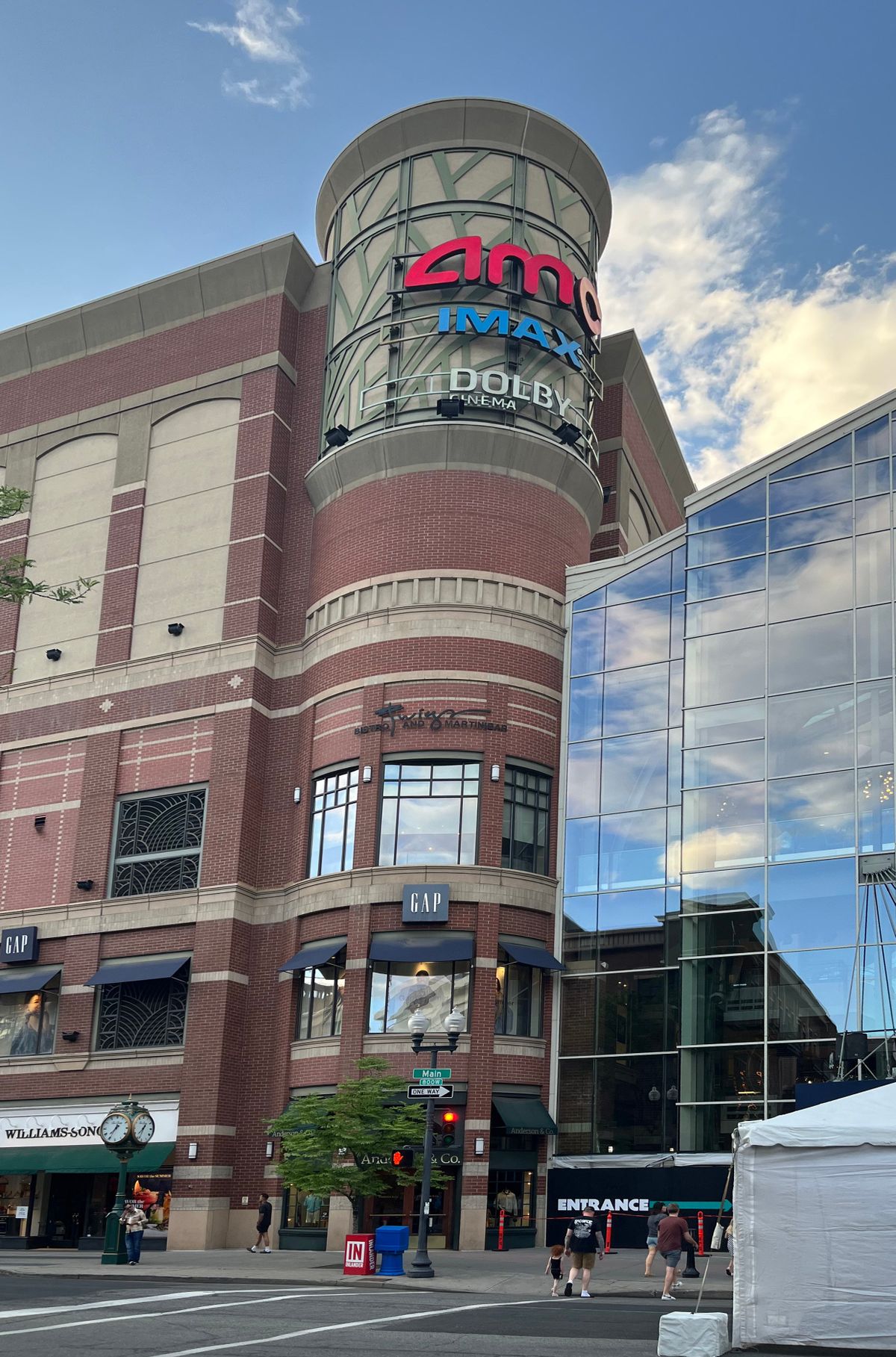 2025 - The corner of Main Avenue and Post Street is now part of the River Park Square mall in downtown Spokane, shown Friday, June 27, 2025. Since the removal of the Auditorium Theater in 1934, the land has been redeveloped multiple times for a variety of uses. The location has been a drugstore, furniture store, a parking garage, a JC Penney store and a Nordstrom store and others.   (Jesse Tinsley/THE SPOKESMAN-REVIEW)
