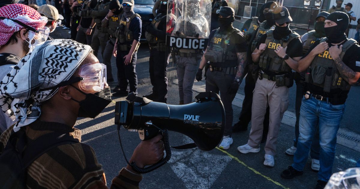 ICE agents to leave site of volatile protests at New Jersey detention center