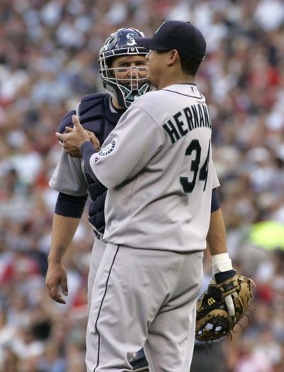 The Mariners have scored seven total runs in Felix Hernandez’s eight losses. (Associated Press)