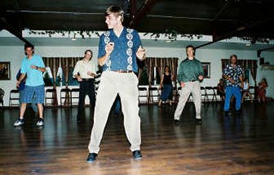 
Ryan Starr, a 21-year-old dance instructor, demonstrates a sequence for the students at the studio in his family's converted dairy barn in Hayden. Photo courtesy Ryan Starr
 (Photo courtesy Ryan Starr / The Spokesman-Review)