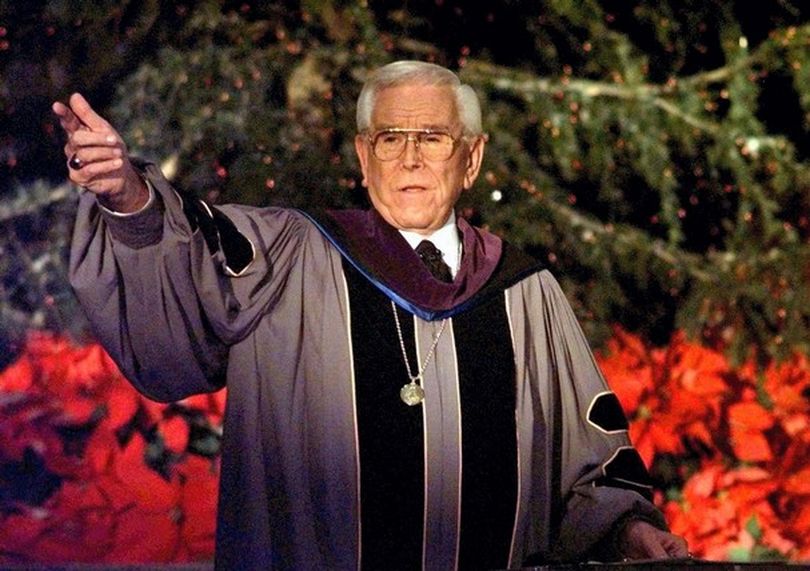 Rev. Robert H. Schuller of Chrystal Cathedral in Garden Grove, CA
Photo/Kevork Djansezian