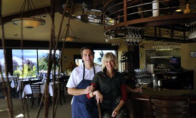 Laurent and Patricia Zirotti are the owners of Fleur de Sel restaurant in the bistro section of the Highlands Day Spa in Post Falls.  (Kathy Plonka / The Spokesman-Review)