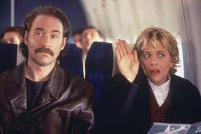 
Meg Ryan and Kevin Kline get close in the romantic comedy, 