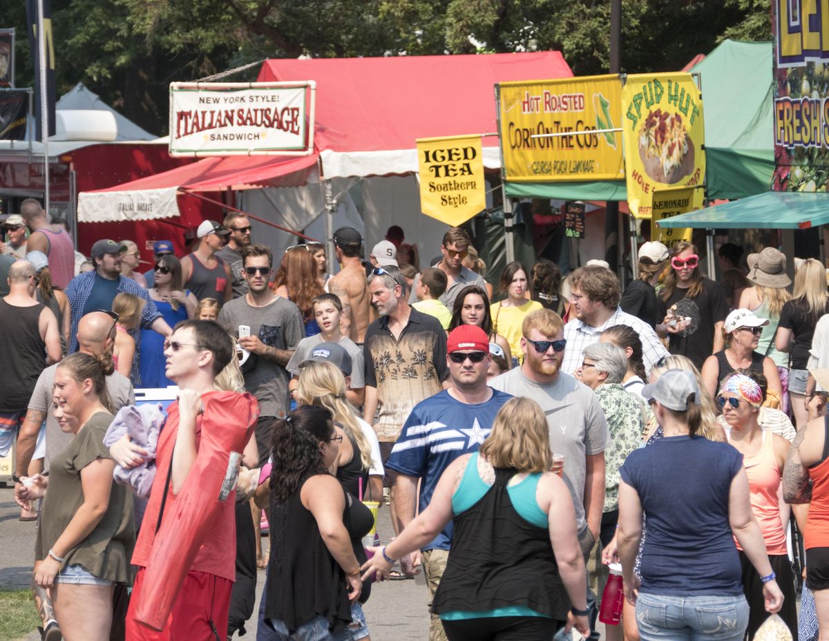 Coeur d #39 Alene events draw crowds Aug 6 2017 The Spokesman Review