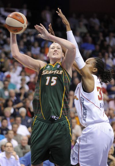 Lauren Jackson, drafted in 2001, started Seattle’s Australian trend.  (Associated Press)
