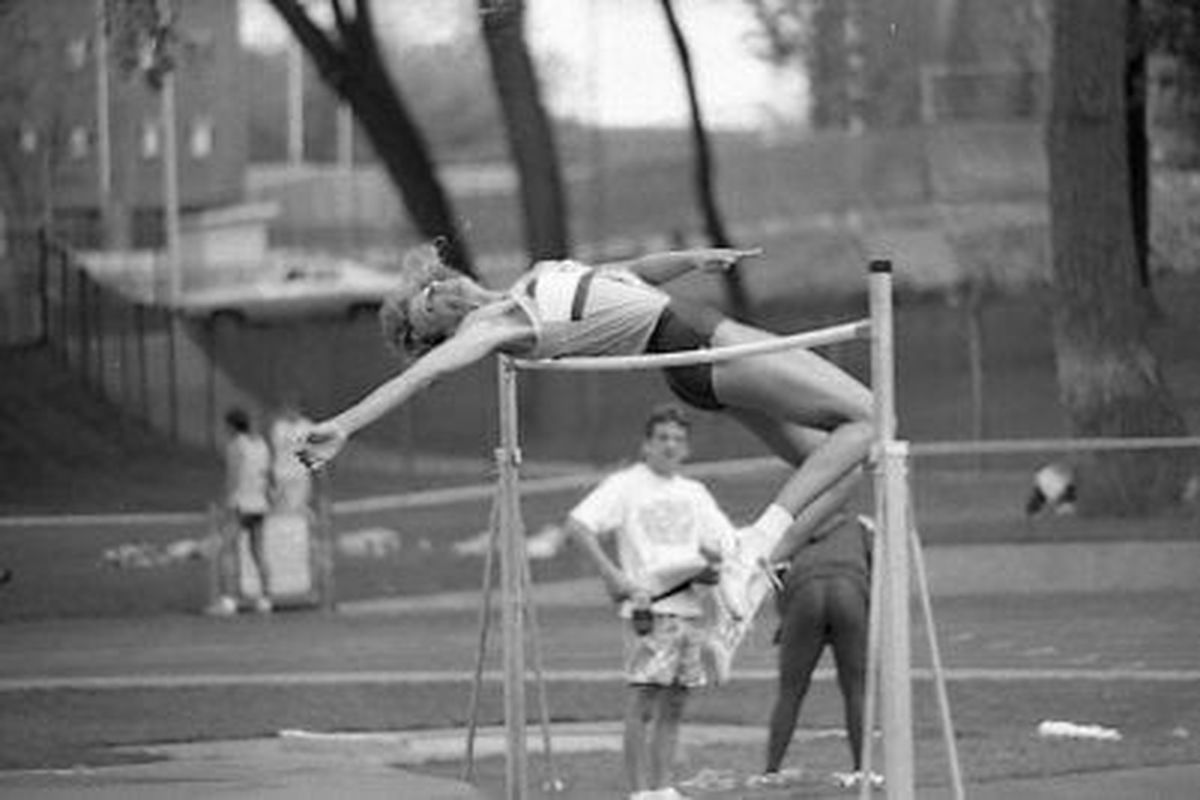 Lissa Olson was a Washington State high jumper in the late 1980s.  (Courtesy of WSU athletics)
