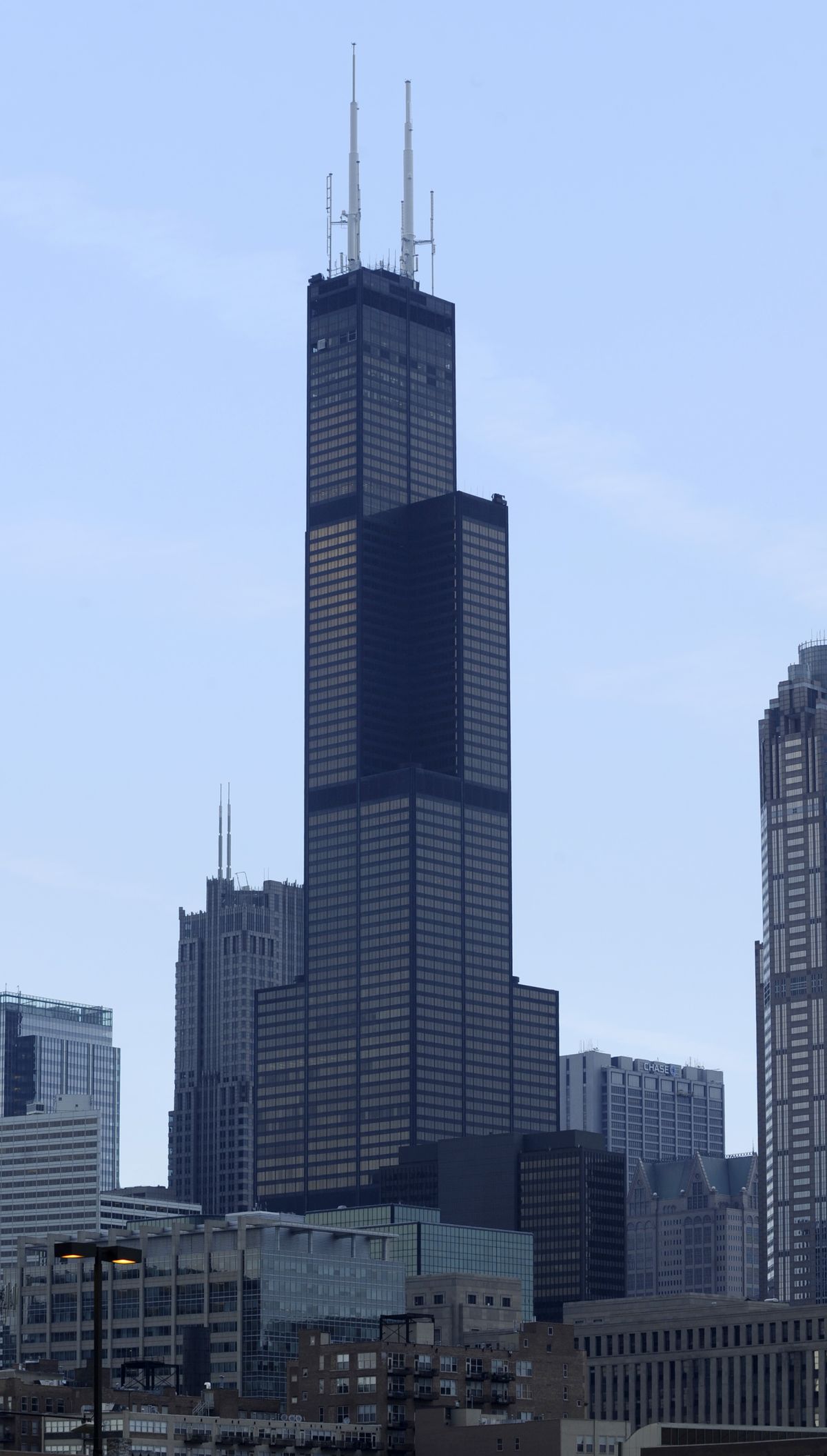 During the remodeling, improvements will be made to the Sears Tower’s windows to save heating energy.  (Associated Press / The Spokesman-Review)