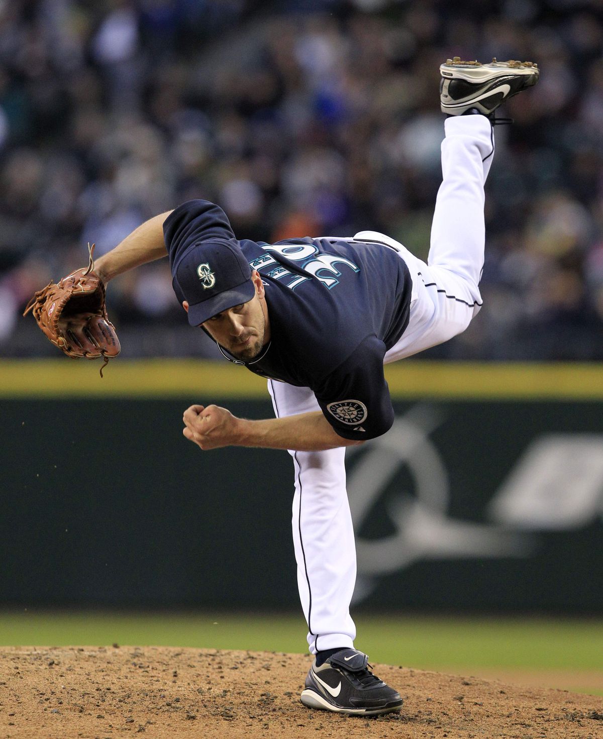 Cliff Lee was “nearly perfect,” Mariners manager Don Wakamatsu said.  (Associated Press)