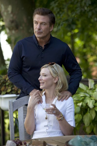 Alec Baldwin and Cate Blanchett in a scene from “Blue Jasmine.”