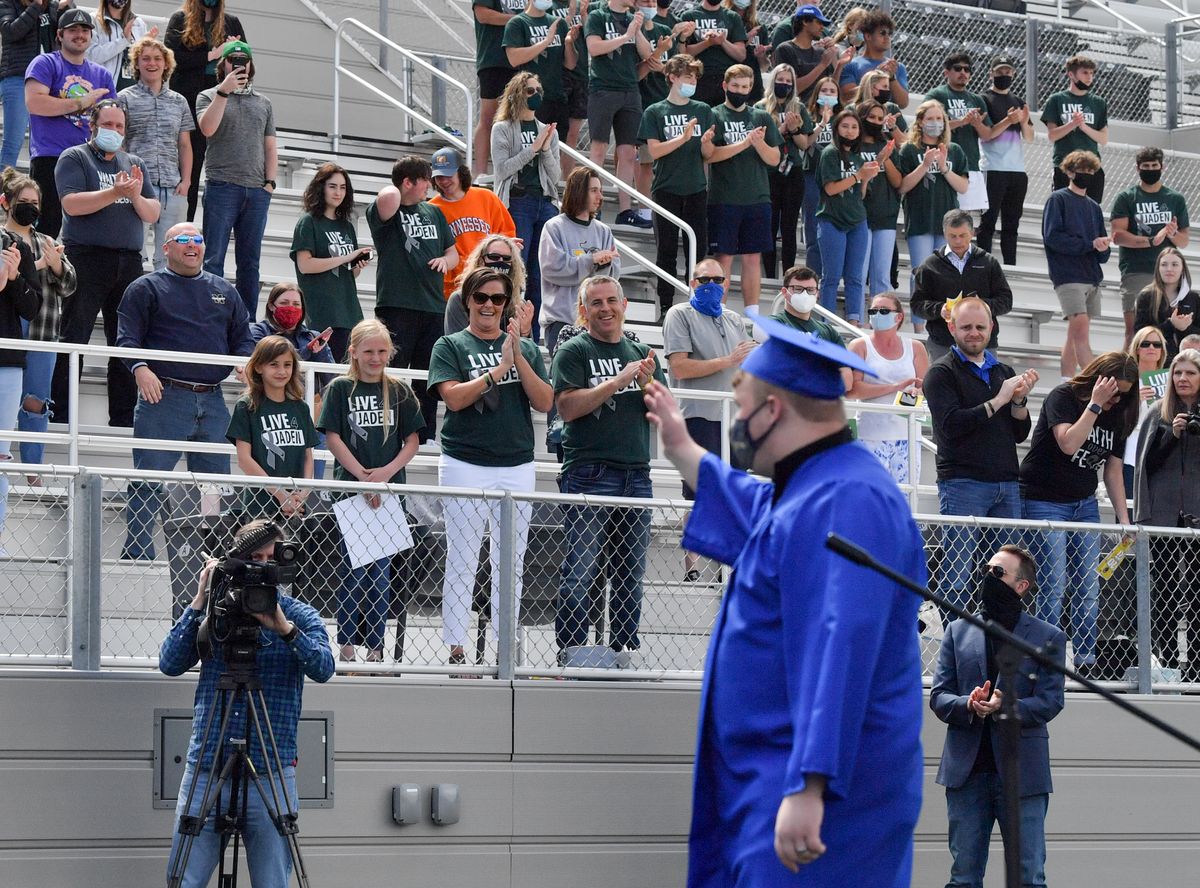 A special graduation for Mead High School senior Jaden Baer. April 22