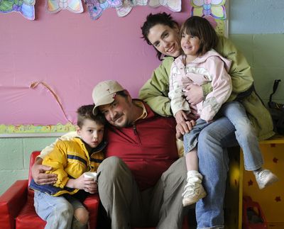 Child Care Resource & Referral helped Rollie and Nicole Stankowitz find Kids Planet for their children Jaden, age 6 and Taia, age 4.  (Dan Pelle / The Spokesman-Review)