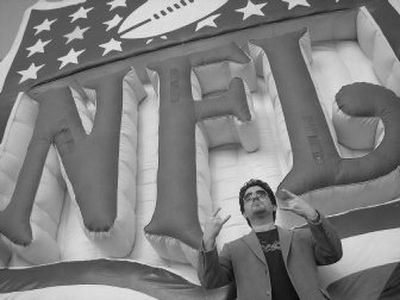 
Gino Bona of Portsmouth, N.H., winner of the NFL's 