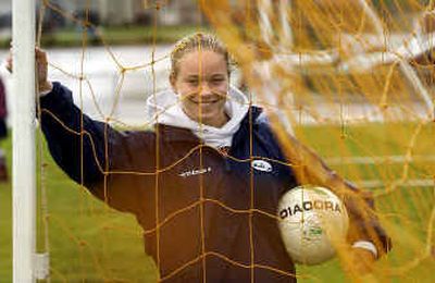 
After helping the Spokane Stars win a national championship this summer, Tonya Schnibbe of University High School helped lead the Spokane Shadow U-17 soccer team to a national title.
 (Brian Plonka / The Spokesman-Review)