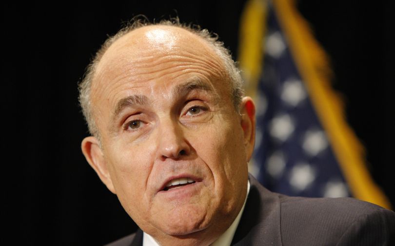 Former New York City Mayor Rudy Giuliani is seen Dec. 22 in New York.  (File Associated Press)