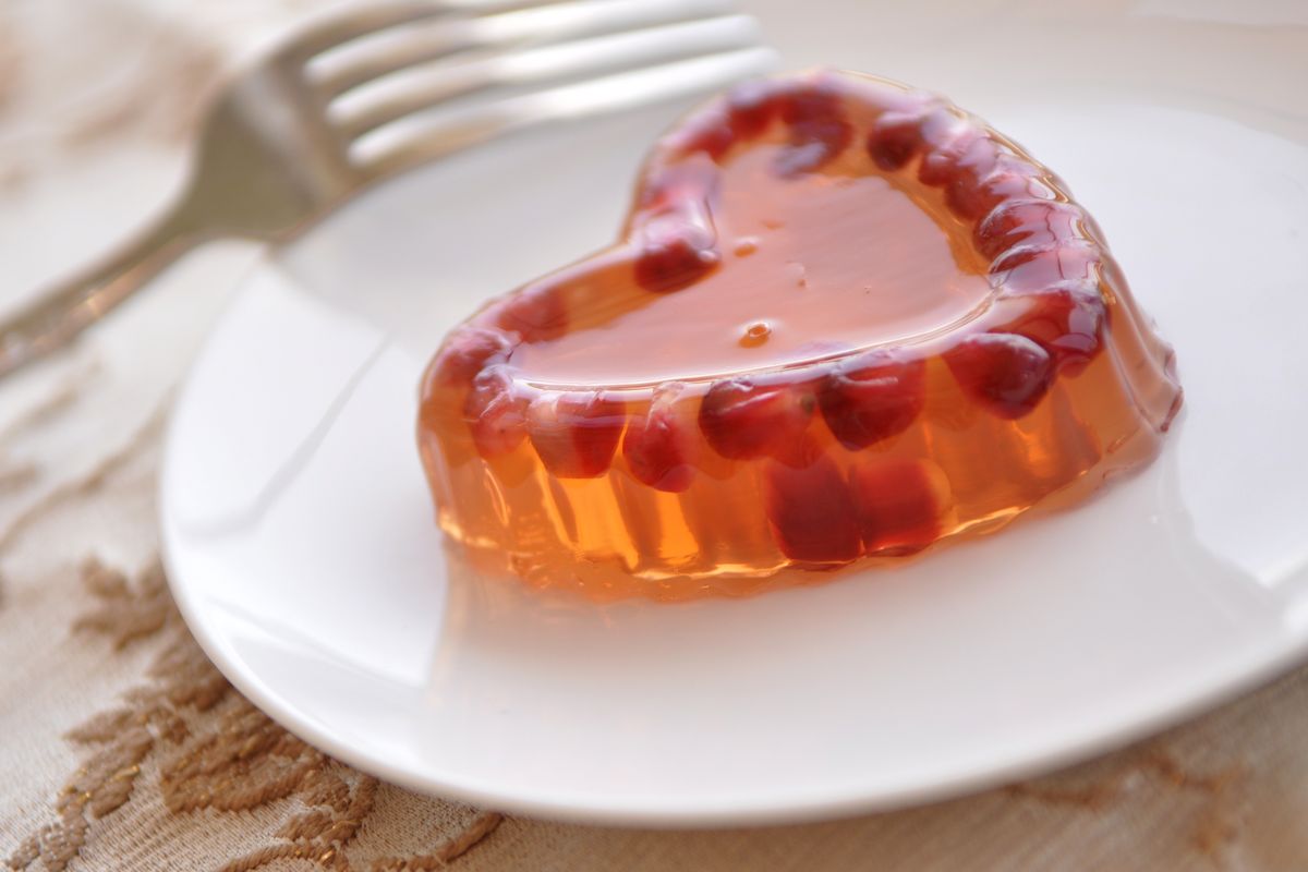 Give vintage gelatin molds new life with a combination of sparkling wine, hard cider and pomegranate seeds for a light and refreshing but decidedly boozy dessert. (Adriana Janovich)