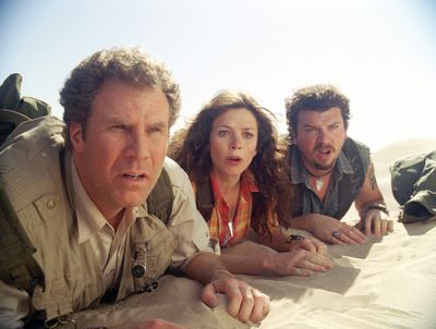 Will Ferrell, left, Anna Friel and Danny McBride go back in time in “Land of the Lost.” Universal Pictures (Universal Pictures / The Spokesman-Review)