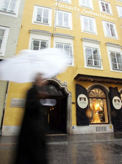 
 The Salzburg, Austria, house  Wolfgang Amadeus Mozart was born in serves as a museum.
 (Associated Press / The Spokesman-Review)