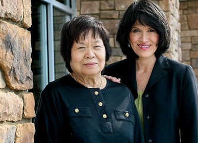 
Shirley Olinger, manager of the U.S. Department of Energy's Hanford Office of River Protection, and her mother, Kazuko Ozaki, pose for a photo Wednesday. Associated Press
 (Associated Press / The Spokesman-Review)