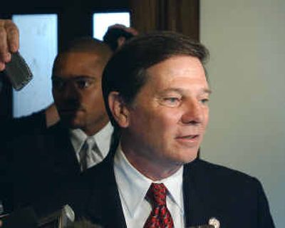 
U.S. House Majority Leader Tom DeLay, R-Texas, was admonished Thursday by the House Ethics Committee.
 (File/Associated Press / The Spokesman-Review)