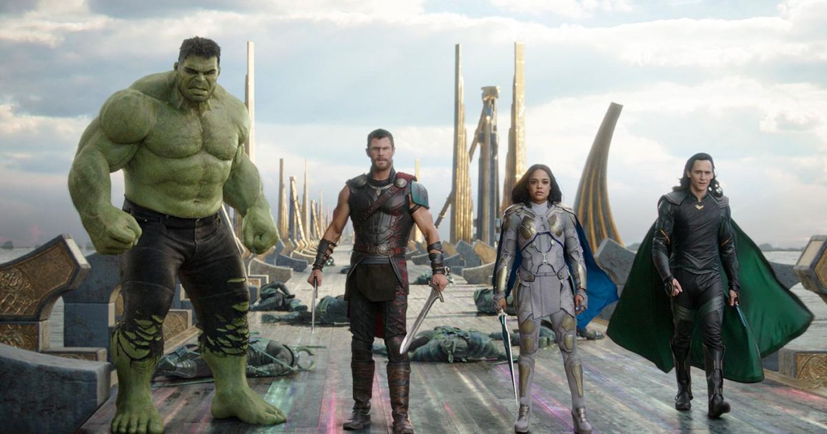 Thor: Ragnarok' is a delicious blend of meaty action and sublime