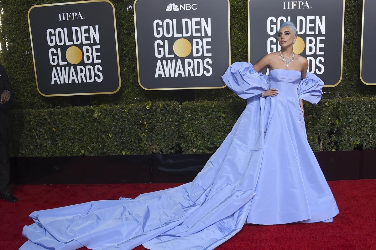 Lady Gaga arrives at the 76th annual Golden Globe Awards at the Beverly Hilton Hotel on Sunday, Jan. 6, 2019, in Beverly Hills, Calif. (Jordan Strauss / Associated Press)