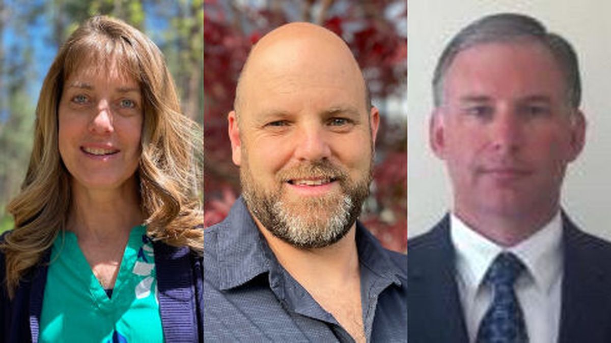 The candidates for Central Valley School Board District 5 are Pam Orebaugh, Jared VonTobel and Rob Linebarger. (handout)