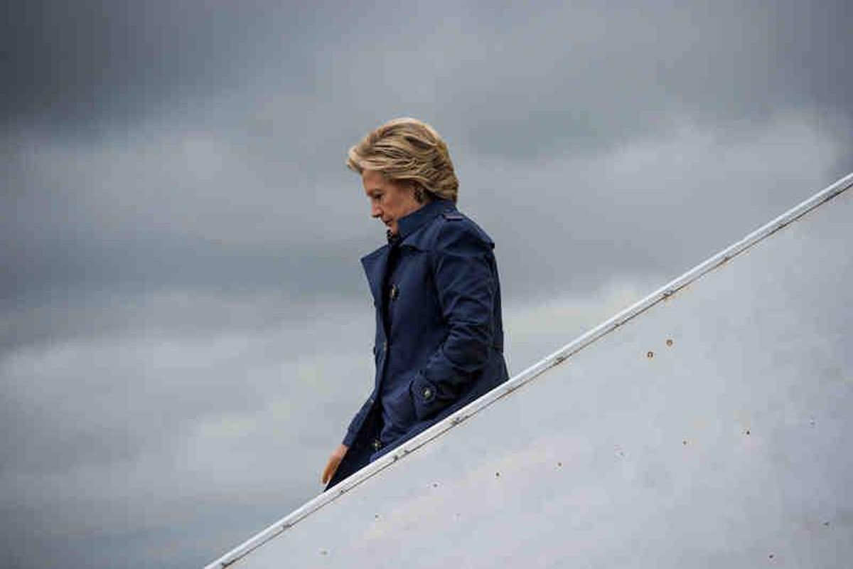 Hillary Clinton in “Hillary.” (Barbara Kinney / Hulu)