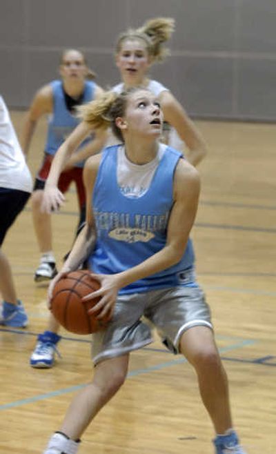 
Mallory Flesher is one of two seniors on the young Central Valley girls basketball team. 
 (J. BART RAYNIAK / The Spokesman-Review)