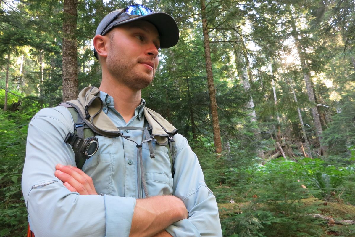 Joshua Powell hiked the Pacific Crest Trail in 2012. His “The Pacific Crest Trail: A Visual Compendium” will be published next month.  (Laura Goff)