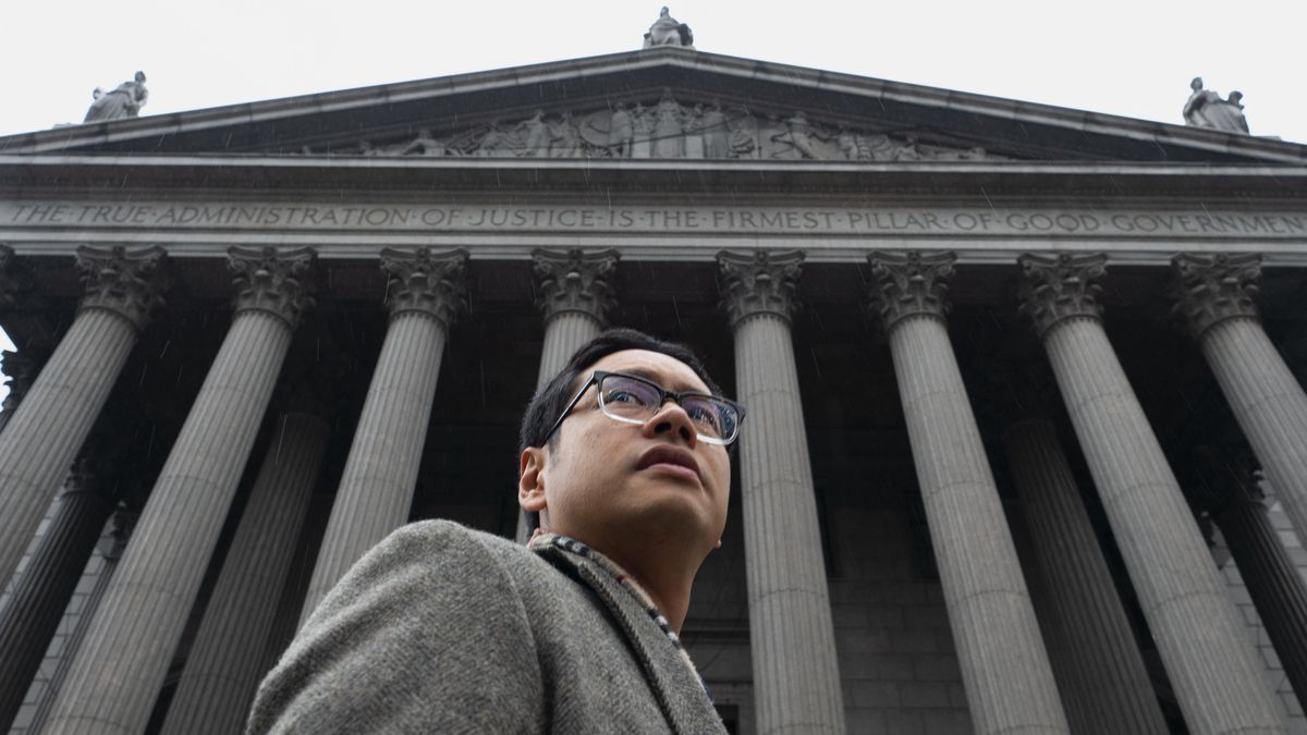 ACLU lawyer Dale Ho in “The Fight.”  (Magnolia Pictures)
