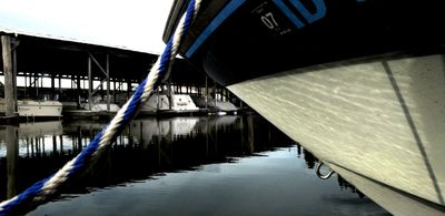 Boats are docked at the Marina Yacht Club on Blackwell Island on Thursday. Plans are under way to expand the marina.  (Kathy Plonka / The Spokesman-Review)