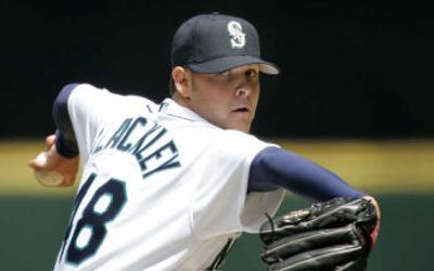 
Australian Travis Blackley was both brilliant  and bewildering in his stint with Mariners last season. 
 (Associated Press / The Spokesman-Review)