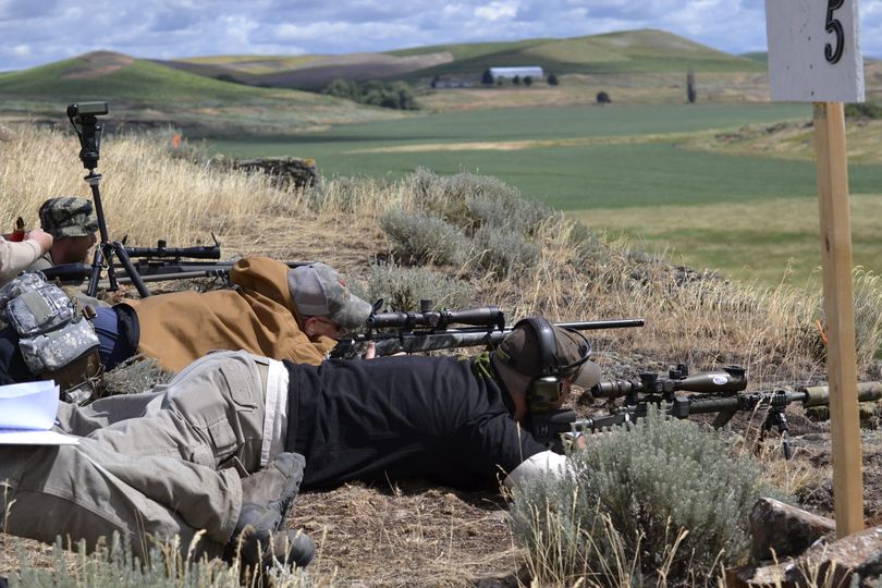 Long-range shooters take their best shot at the Rock Lake Rifle Range. (Doug Glorfield)