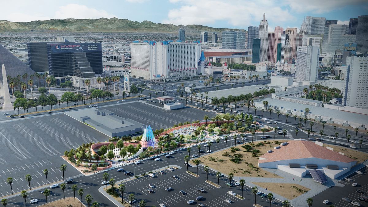 A rendering of a proposed 1 October Memorial by JCJ Architecture of the mass shooting In Las Vegas.    (Handout/JCJ Architecture/TNS)