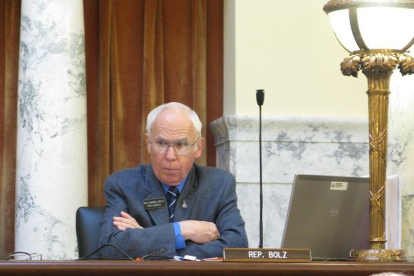 JFAC Vice-Chair Rep. Darrell Bolz, R-Caldwell, helped craft a plan to add more tax auditors next year to help collect more of Idaho's uncollected tax revenues. He and Rep. Wendy Jaquet, D-Ketchum, proposed the plan to JFAC on Friday morning. (Betsy Russell)
