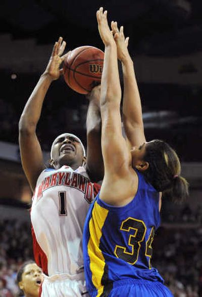 
Crystal Langhorne had 25 points and 12 rebounds in Maryland's 80-66 victory over Coppin State.Associated Press
 (Associated Press / The Spokesman-Review)