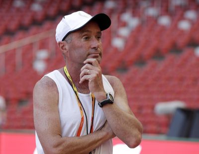 Track coach Alberto Salazar has been banned for four years for possessing and trafficking testosterone. (Kin Cheung / AP)