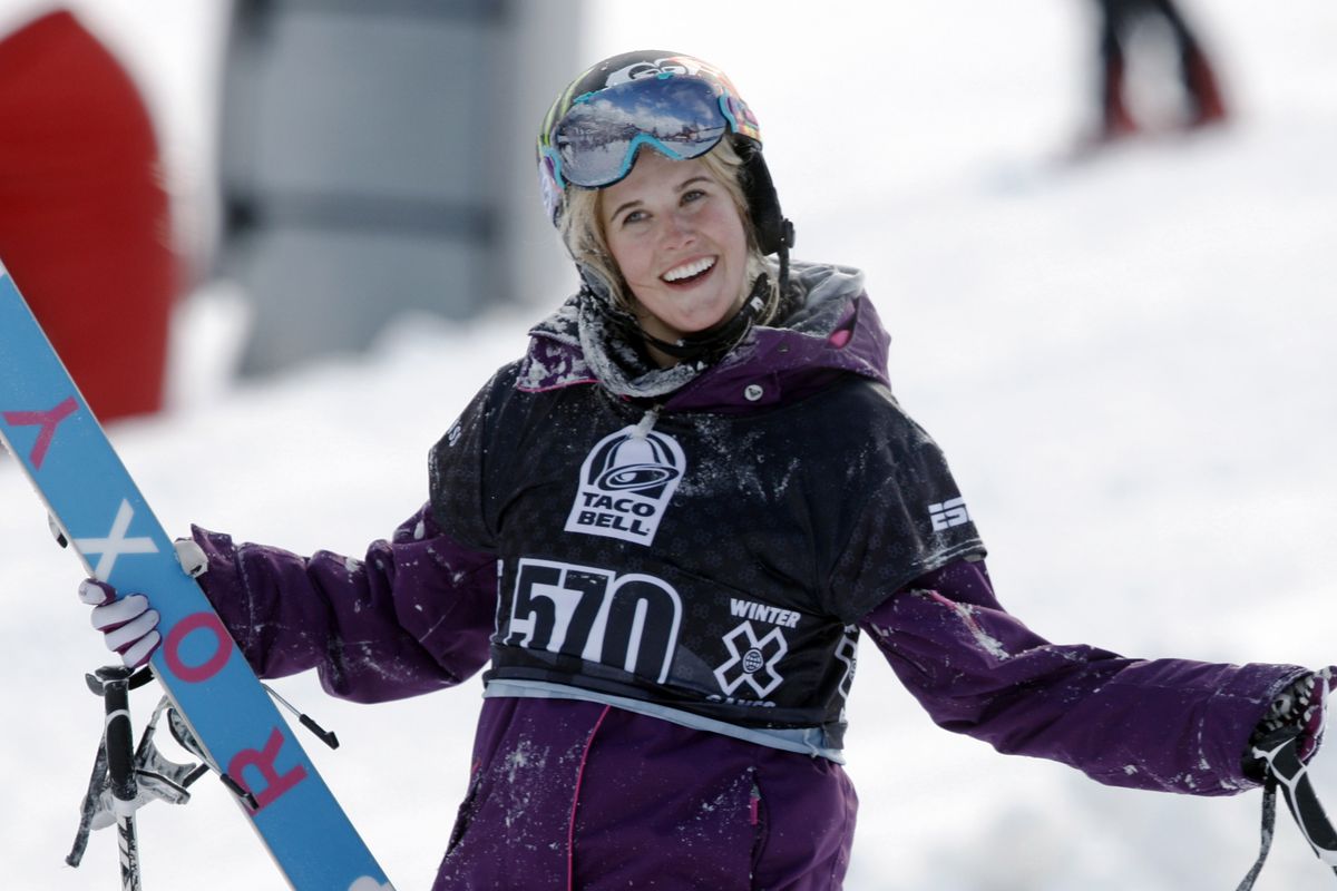 Sarah Burke of Canada, who died in 2012 after a training accident, is credited with creating new snow sports. (Associated Press)