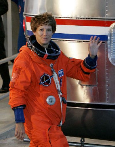 
Eileen Collins, pictured in 2005, logged more than 872 hours in space. 
 (File Associated Press / The Spokesman-Review)