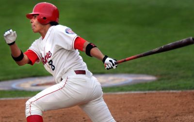 David Paisano has rediscovered his hitting touch with the Spokane Indians, ranking second in the Northwest League in runs batted in with 30.  (Rajah Bose / The Spokesman-Review)